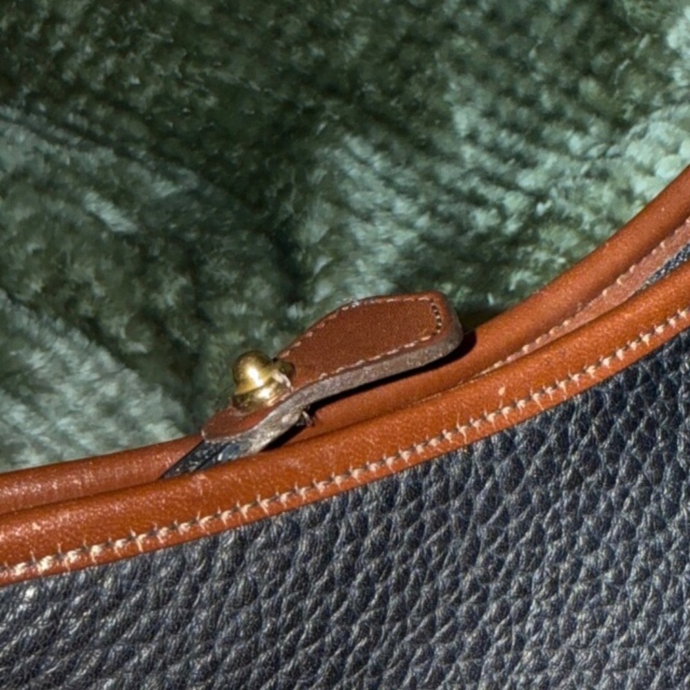 Dooney & Bourke Black Pebbled Leather Crescent Sac Bag - Picture 13 of 13